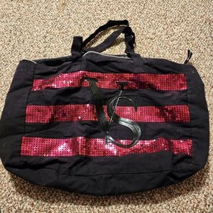 Victoria's Secrets Getaway Sequin Zippered Bag